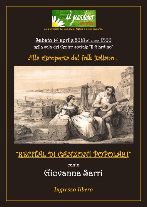 Clicca quì per ingrandire la locandina CANZONI POPOLARI