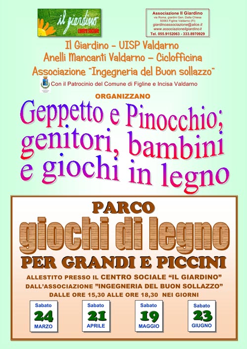 Clicca quì per ingrandire la locandina Giochi in legno Locandina
