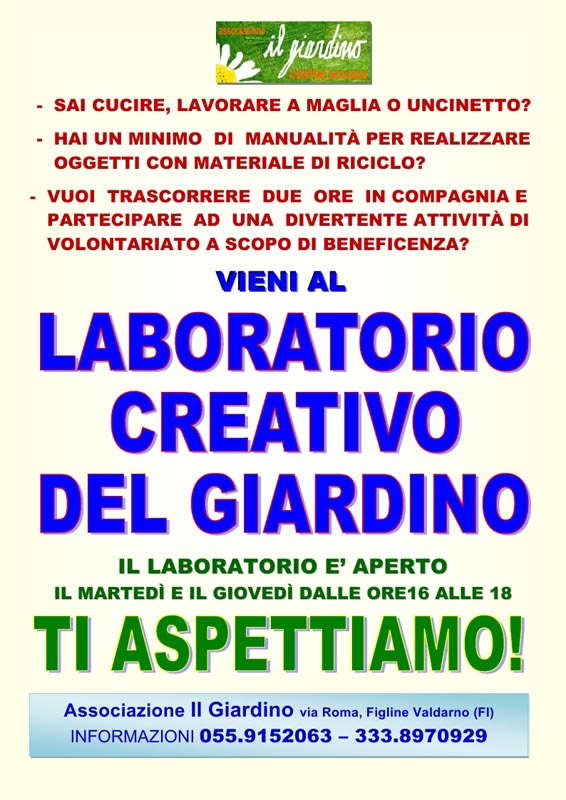 Laboratorio Creativo LOCANDINA